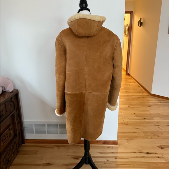 RARE!!!! Collectible 1970's Men's Tan/cognac/brown Shearling Coat - Picture 8 of 16